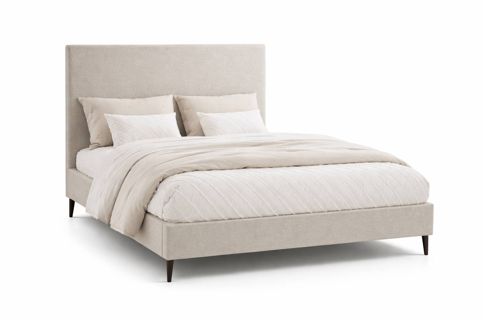 Cama tapizada con tapibase.