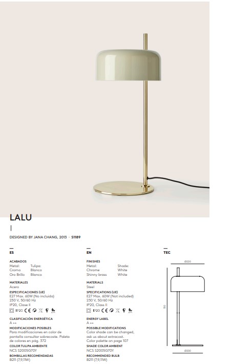 Lampara LALU de sobremesa - Imagen 3