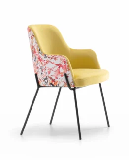 SILLÓN COSMOS CON PATA METAL