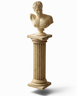 Busto y pedestal