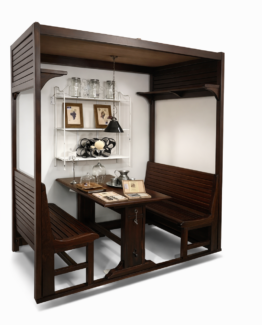 Bancada con mesa "tren"