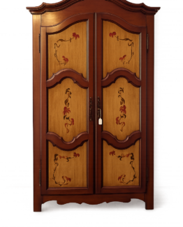 Armario madera cerezo pintado y lacado interior