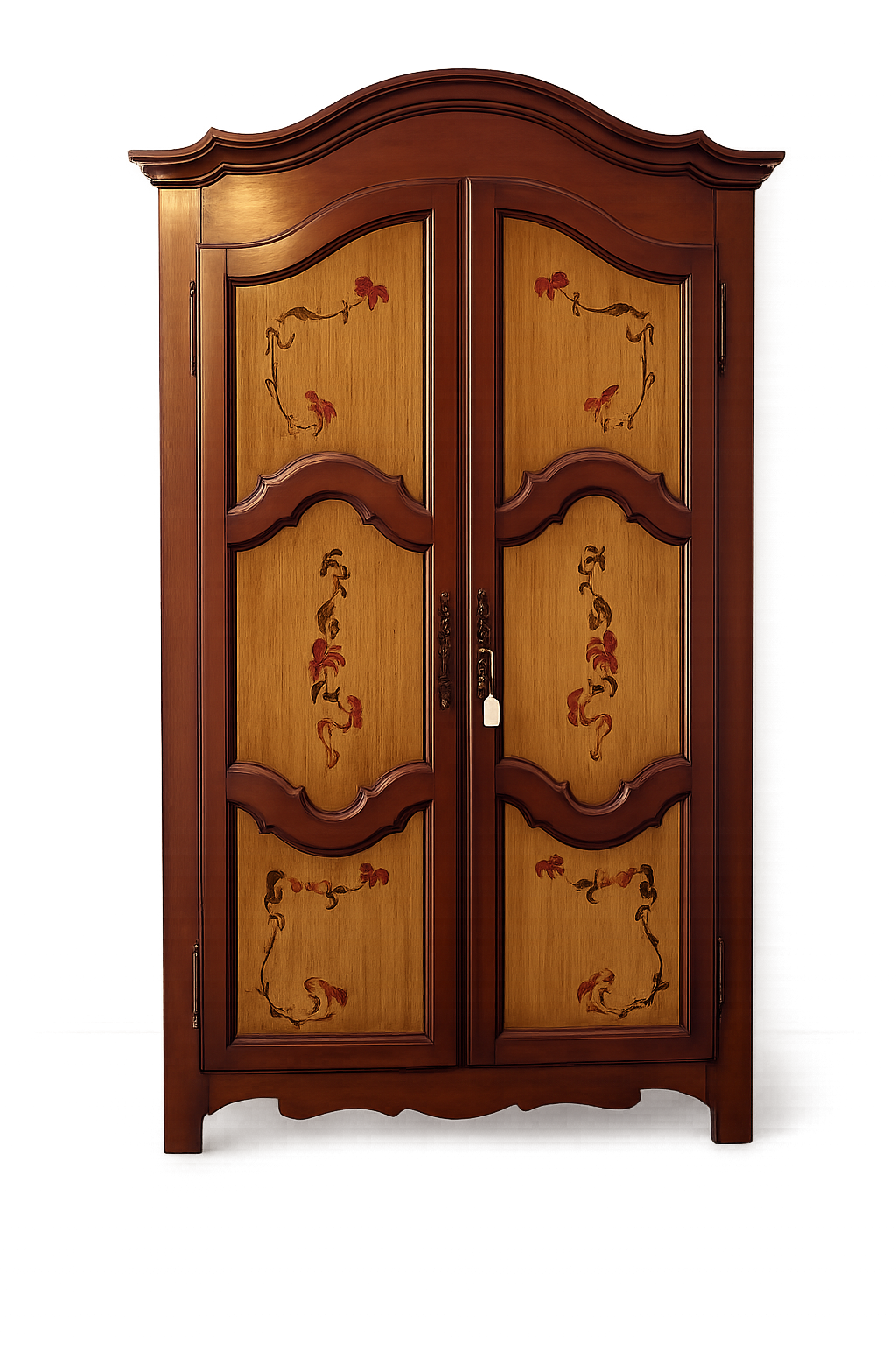 Armario madera cerezo pintado y lacado interior